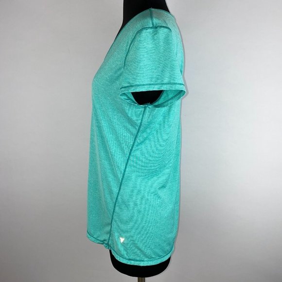 Old Navy Active Go Dry M Micro Striped Heather Activewear T-Shirt Tee - Picture 5 of 12